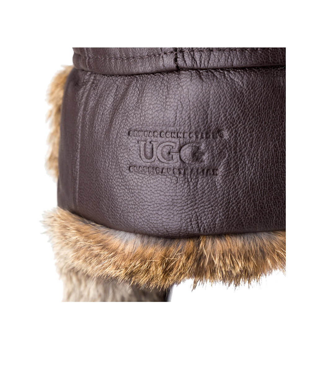 Kids Rabbit Fur Aviator UGG Hat - Assuie UGG Wear