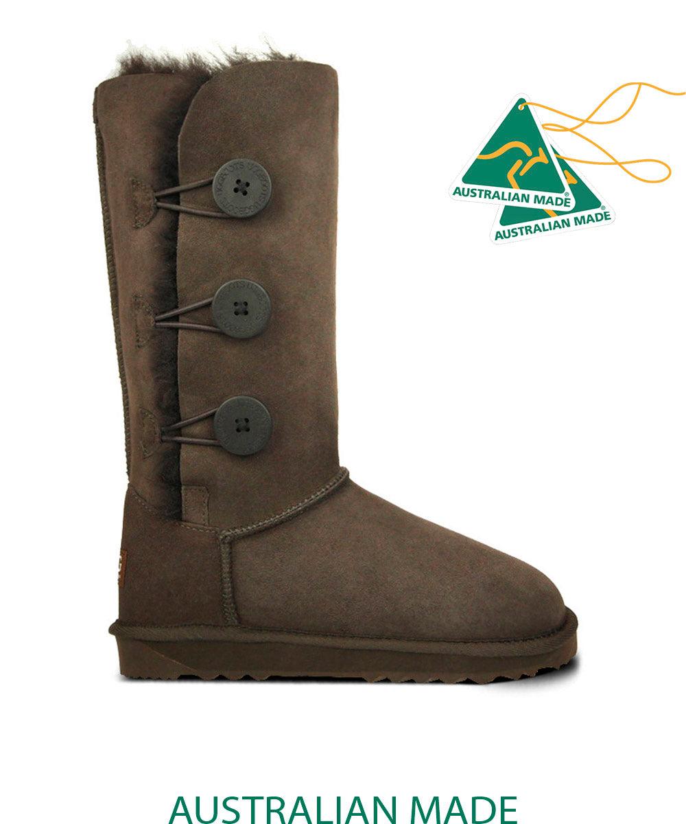 UGG Men's Premium 3 Buttons Boots - Assuie UGG Wear