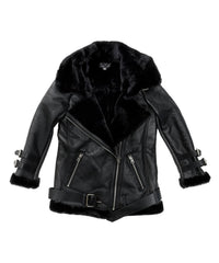 Nappa Biker Sheepskin Women's Jacket - Assuie UGG Wear