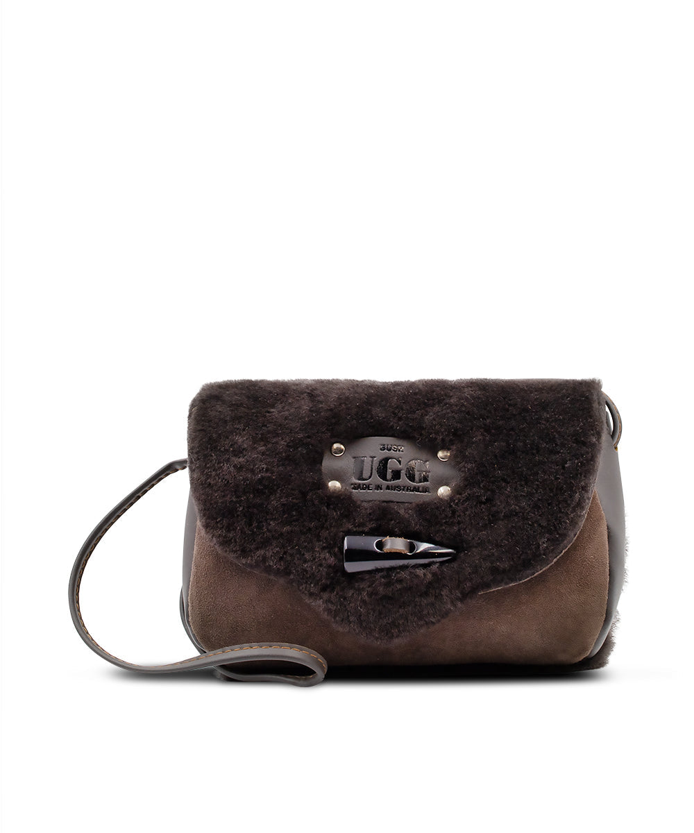 Small Flapover UGG Sheepskin Bag - Assuie UGG Wear