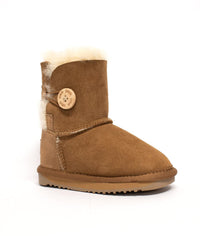 Classic short kids' button boots - Assuie UGG Wear