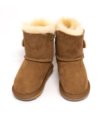 Classic short kids' button boots - Assuie UGG Wear