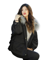 Rex Raccoon Hooded Parka Jacket - Assuie UGG Wear