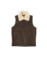 Nappa Bomber Sheepskin Men's Vest - Assuie UGG Wear