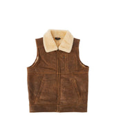 Nappa Bomber Sheepskin Men's Vest - Assuie UGG Wear
