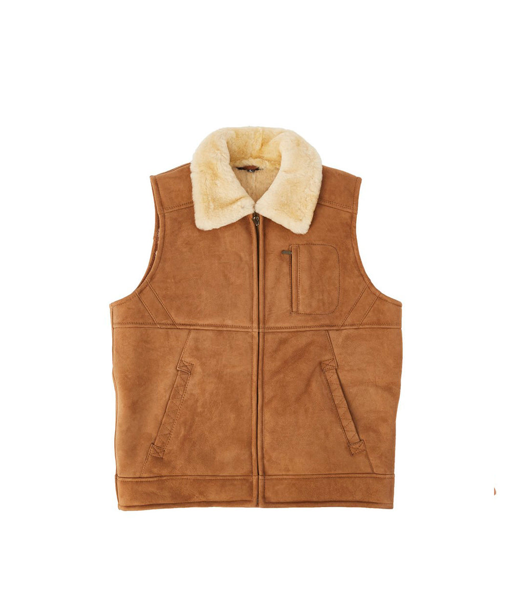 Double Face Men's Sheepskin Vest - Assuie UGG Wear