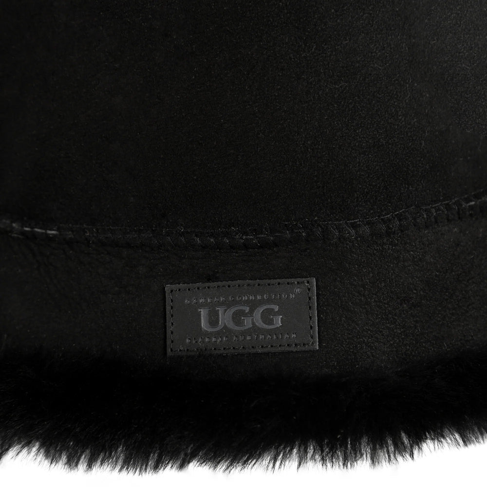 Sheepskin Reversible UGG Bucket Hat - Assuie UGG Wear