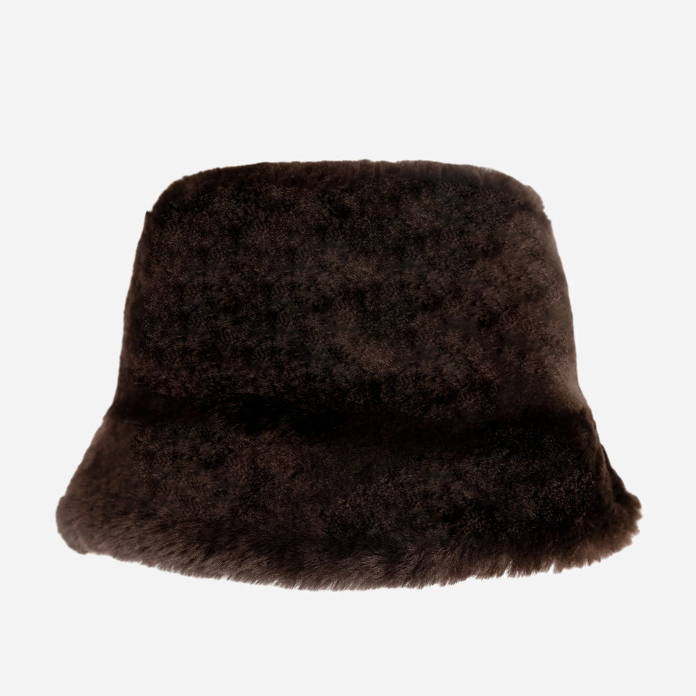 Sheepskin Reversible UGG Bucket Hat - Assuie UGG Wear
