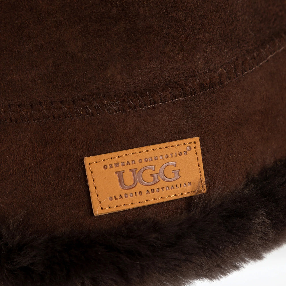 Sheepskin Reversible UGG Bucket Hat - Assuie UGG Wear