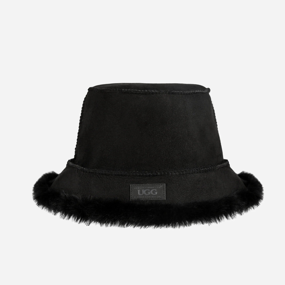 Sheepskin Reversible UGG Bucket Hat - Assuie UGG Wear