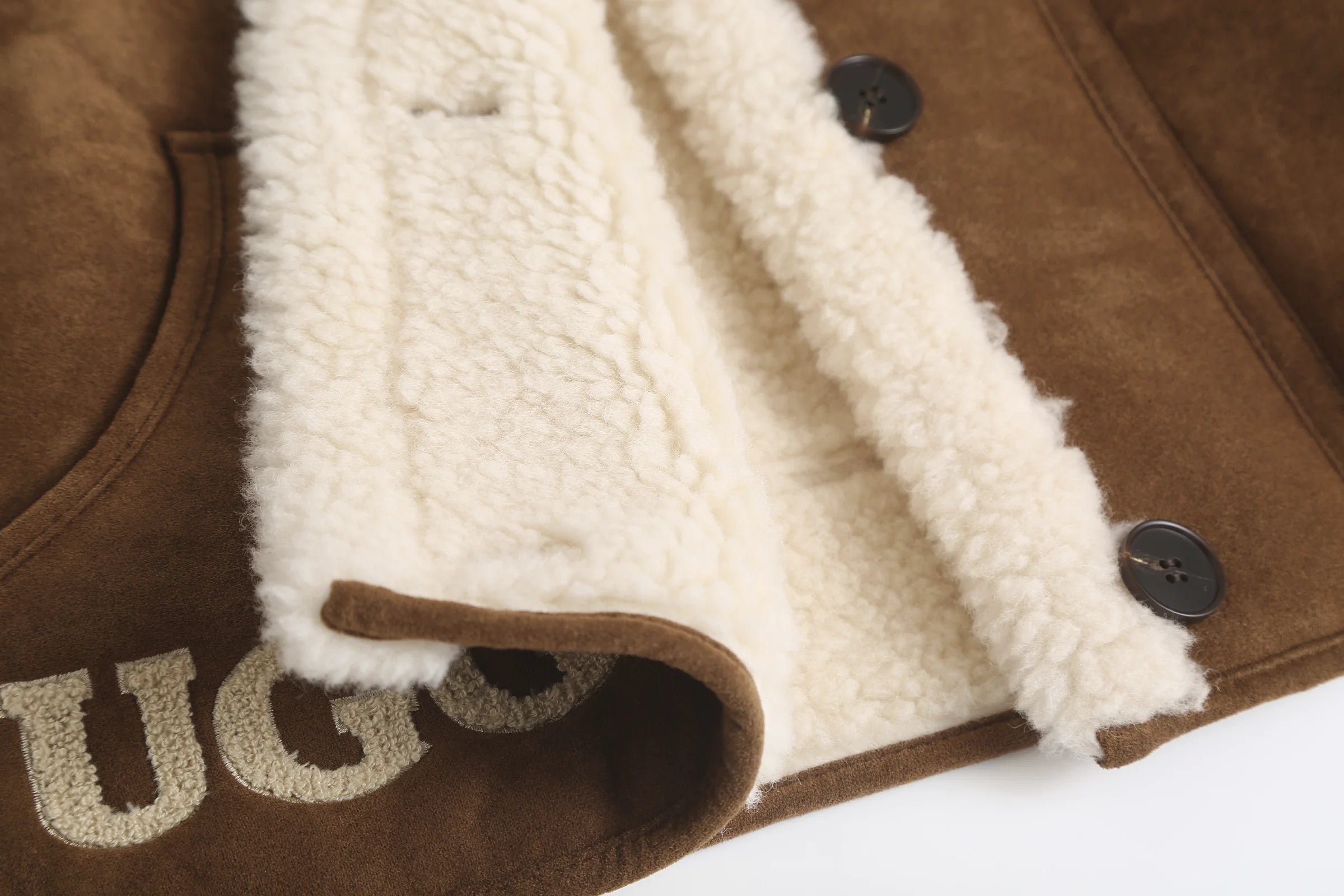 Button Women's UGG Shearluxe Coat product detail 8 image