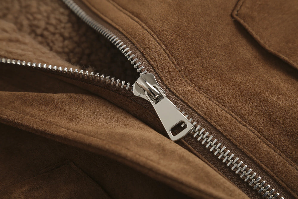 Aspen Women's UGG Shearling Bomber Jacket product detail 5 image