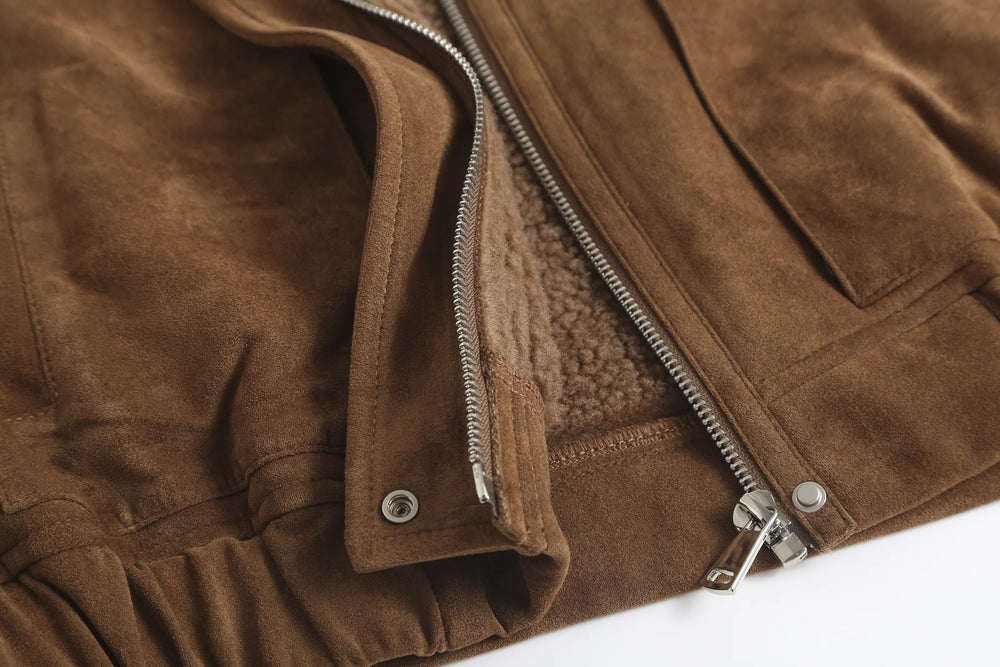 Aspen Women's UGG Shearling Bomber Jacket product detail 9 image