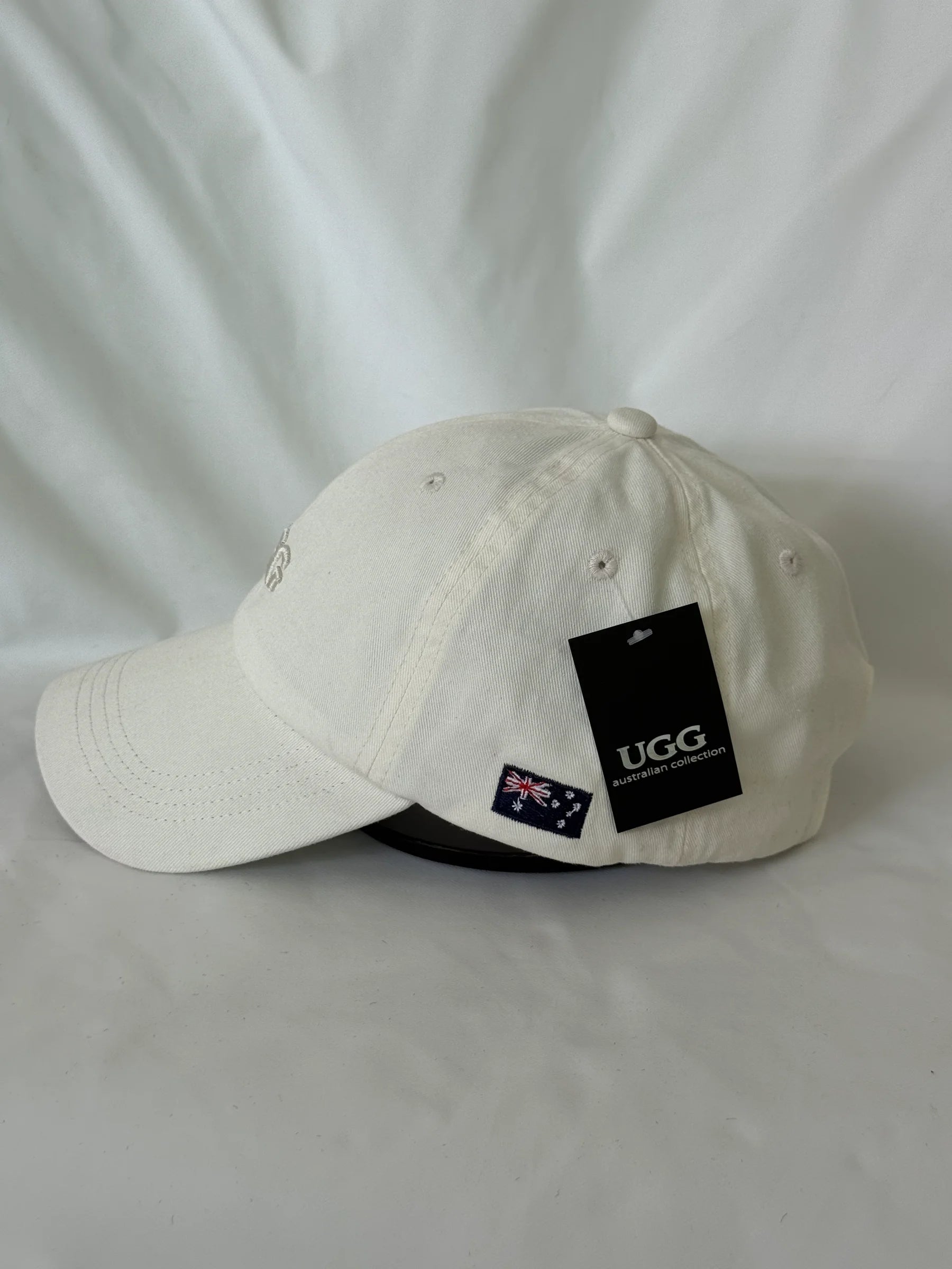 UGG Australian Collection Tonal Logo Cap | Cream product detail 2 image