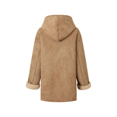 Willow Women's Hooded UGG Shearling Coat product detail 2 image