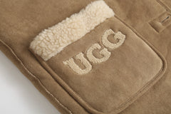 Willow Women's Hooded UGG Shearling Coat product detail 3 image