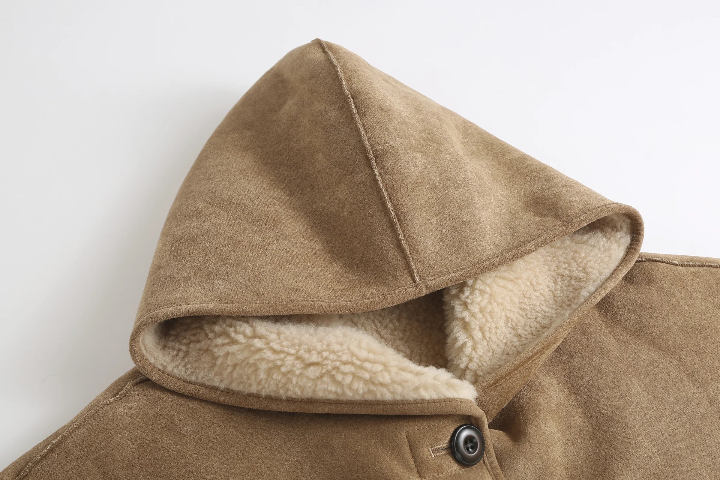 Willow Women's Hooded UGG Shearling Coat product detail 6 image