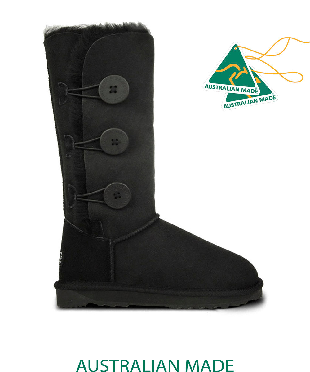 UGG Women's Premium 3 Buttons Boots - Assuie UGG Wear