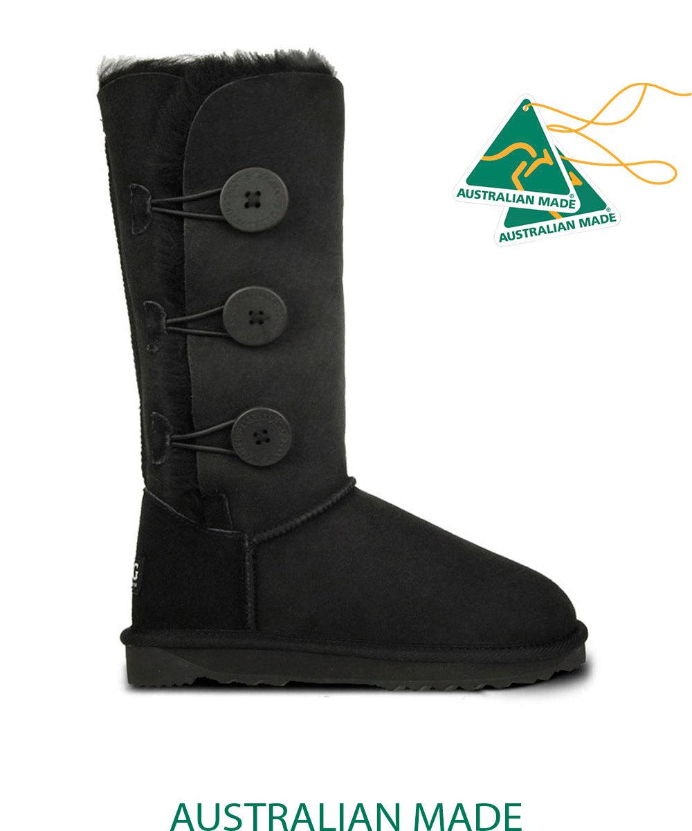 UGG Men's Premium 3 Buttons Boots - Assuie UGG Wear