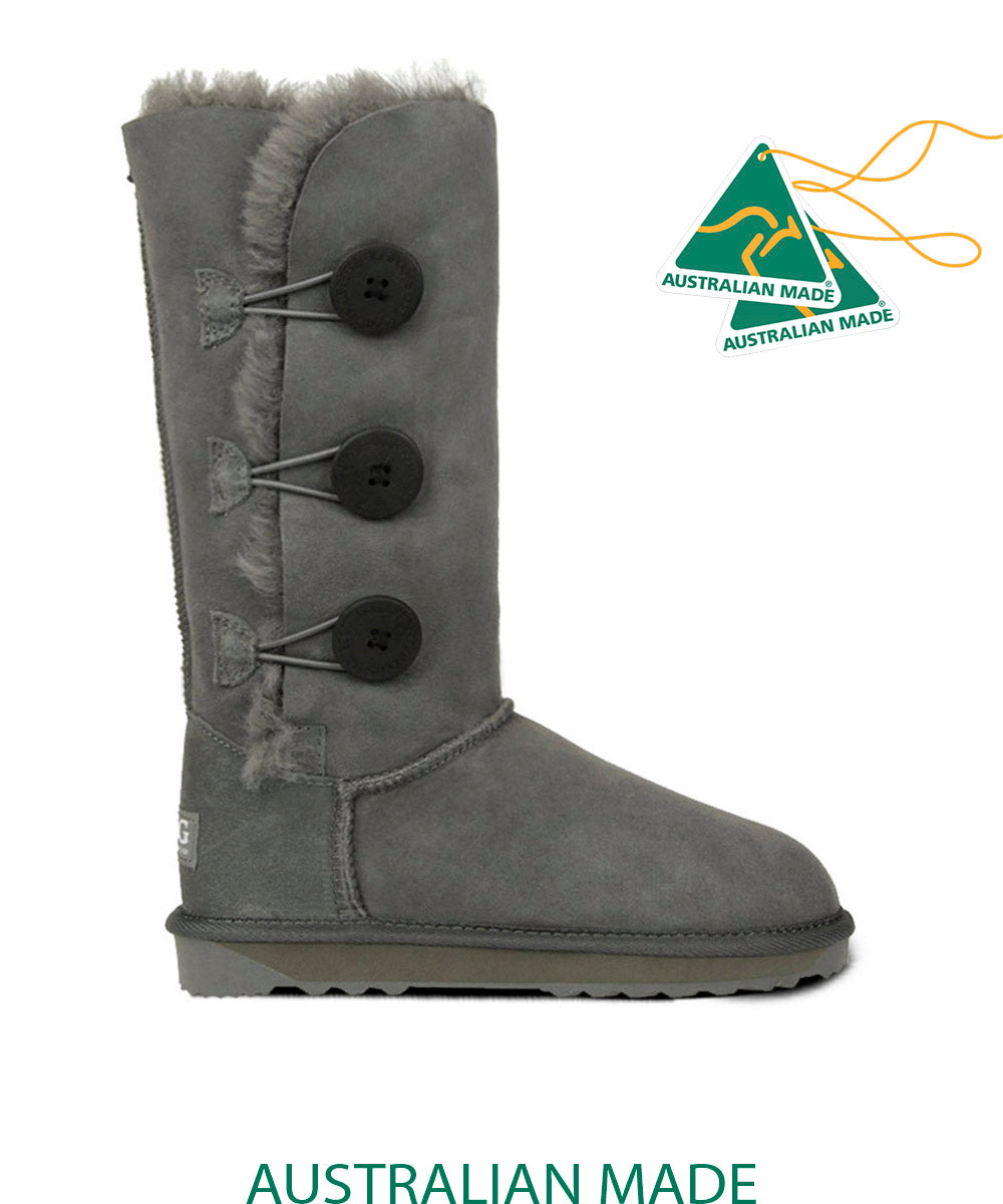 UGG Women's Premium 3 Buttons Boots - Assuie UGG Wear