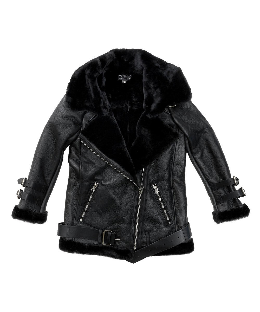 Nappa Biker Sheepskin Women's Jacket - Assuie UGG Wear
