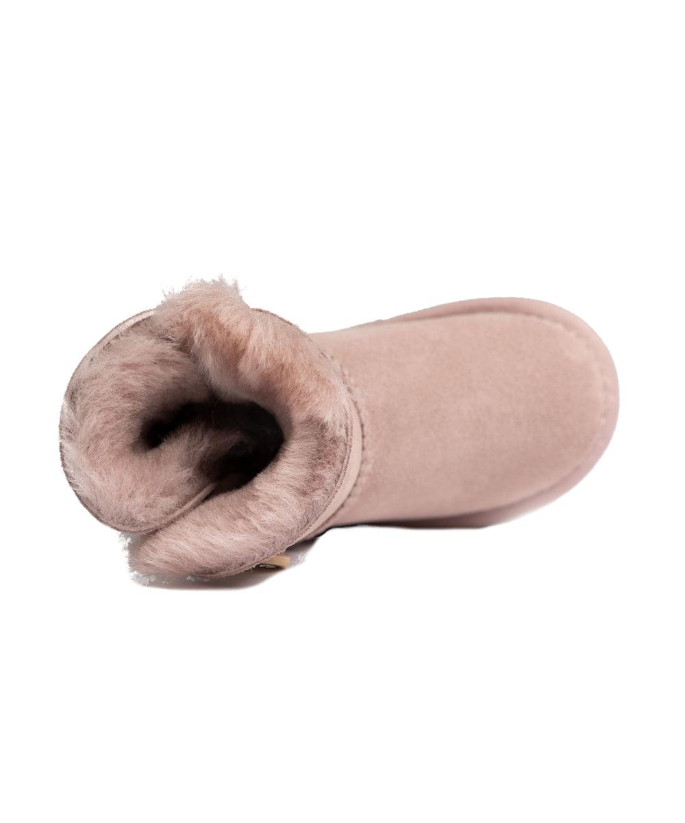 Classic short kids' button boots - Assuie UGG Wear