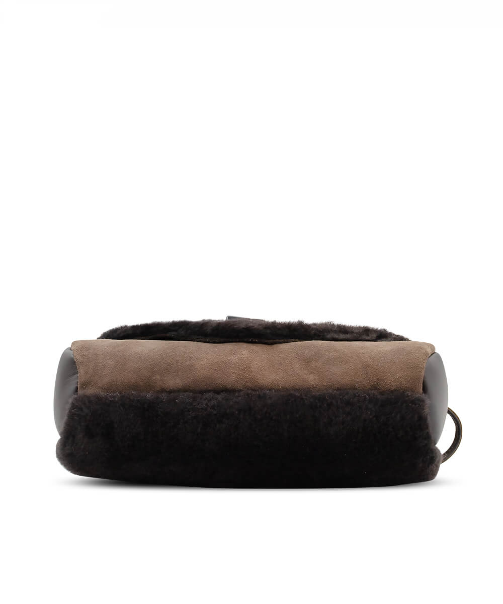 Small Flapover UGG Sheepskin Bag - Assuie UGG Wear