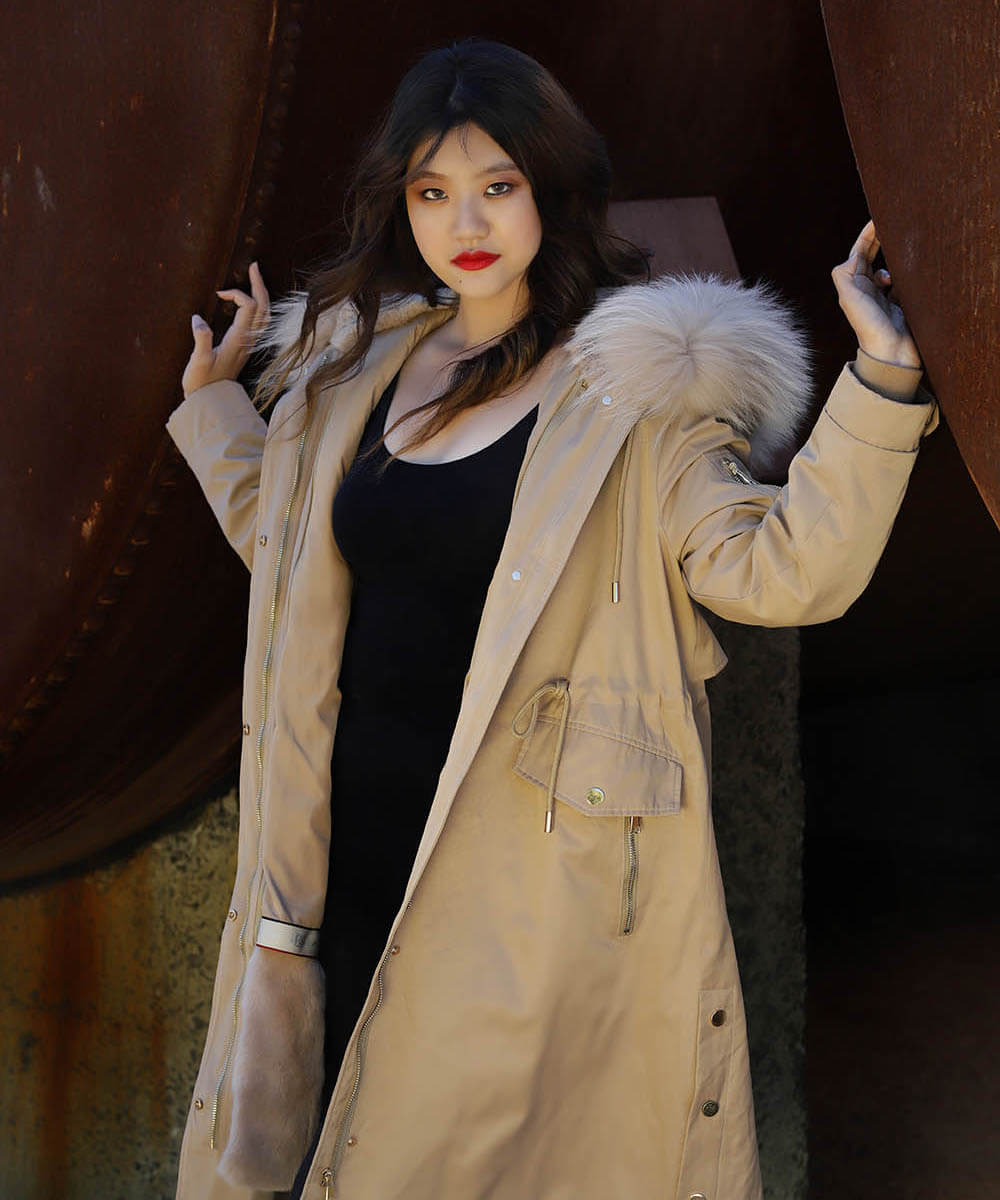 Long Parka Women's Jacket - Assuie UGG Wear