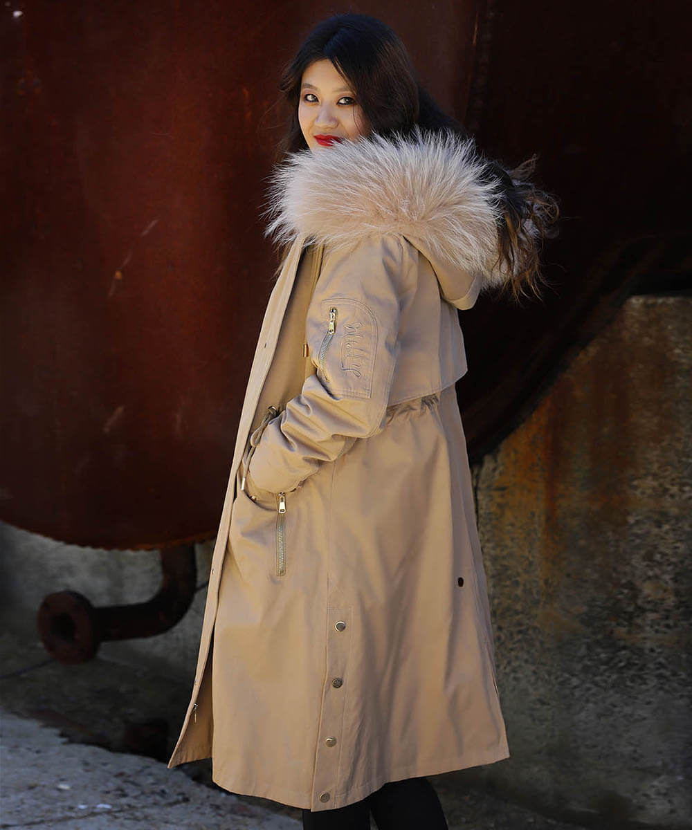 Long Parka Women's Jacket - Assuie UGG Wear