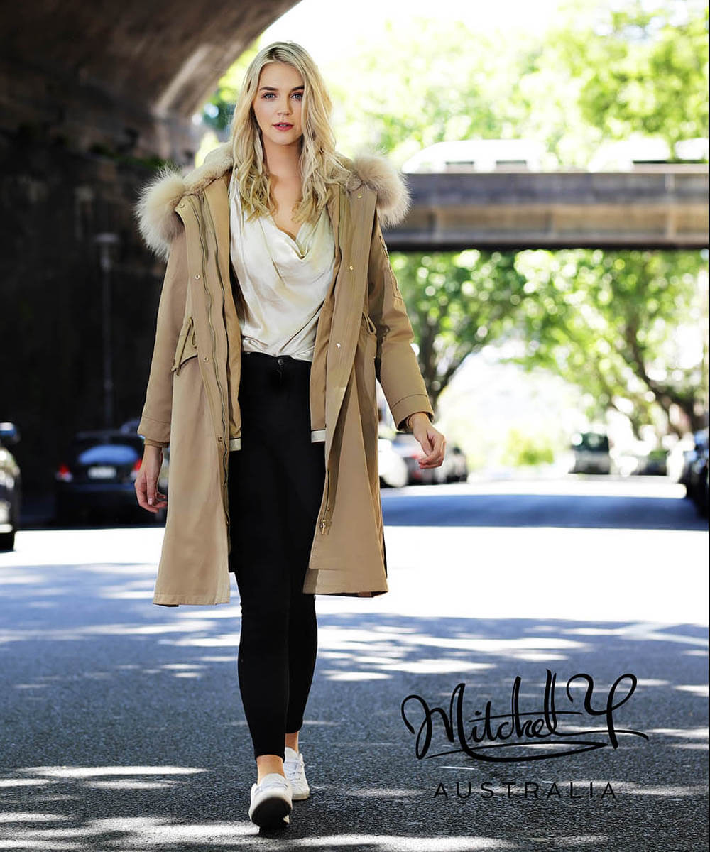 Long Parka Women's Jacket - Assuie UGG Wear