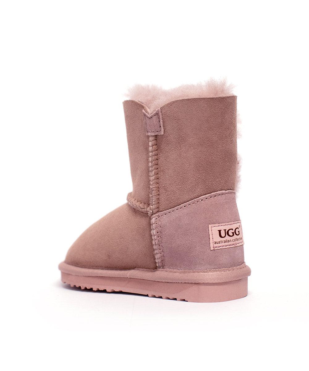 Classic short kids' button boots - Assuie UGG Wear