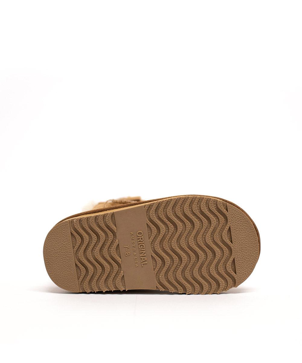 Classic short kids' button boots - Assuie UGG Wear