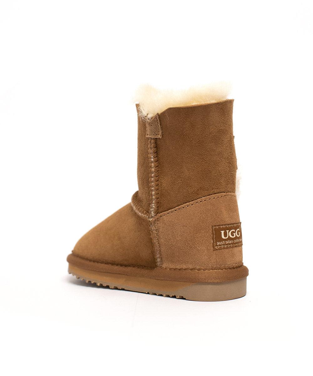 Classic short kids' button boots - Assuie UGG Wear