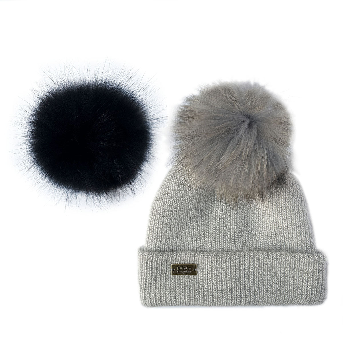 Mitchell-Y UGG Pom Pom Beanies 1P - Assuie UGG Wear