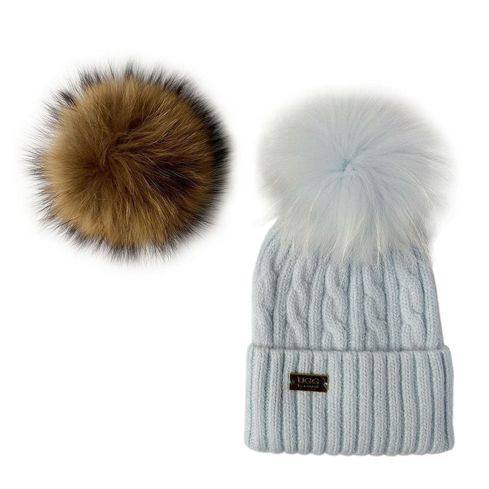 Mitchell-Y UGG Pom Pom Beanies 2P - Assuie UGG Wear