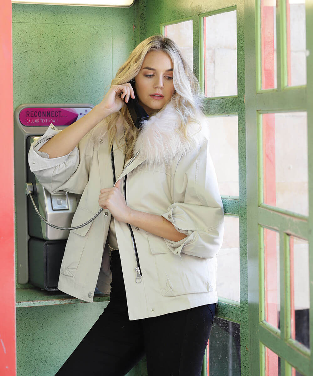 Rex Raccoon Hooded Parka Jacket - Assuie UGG Wear