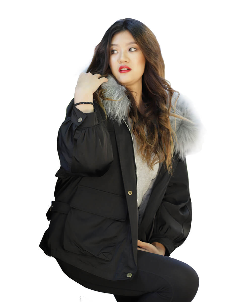 Rex Raccoon Hooded Parka Jacket - Assuie UGG Wear