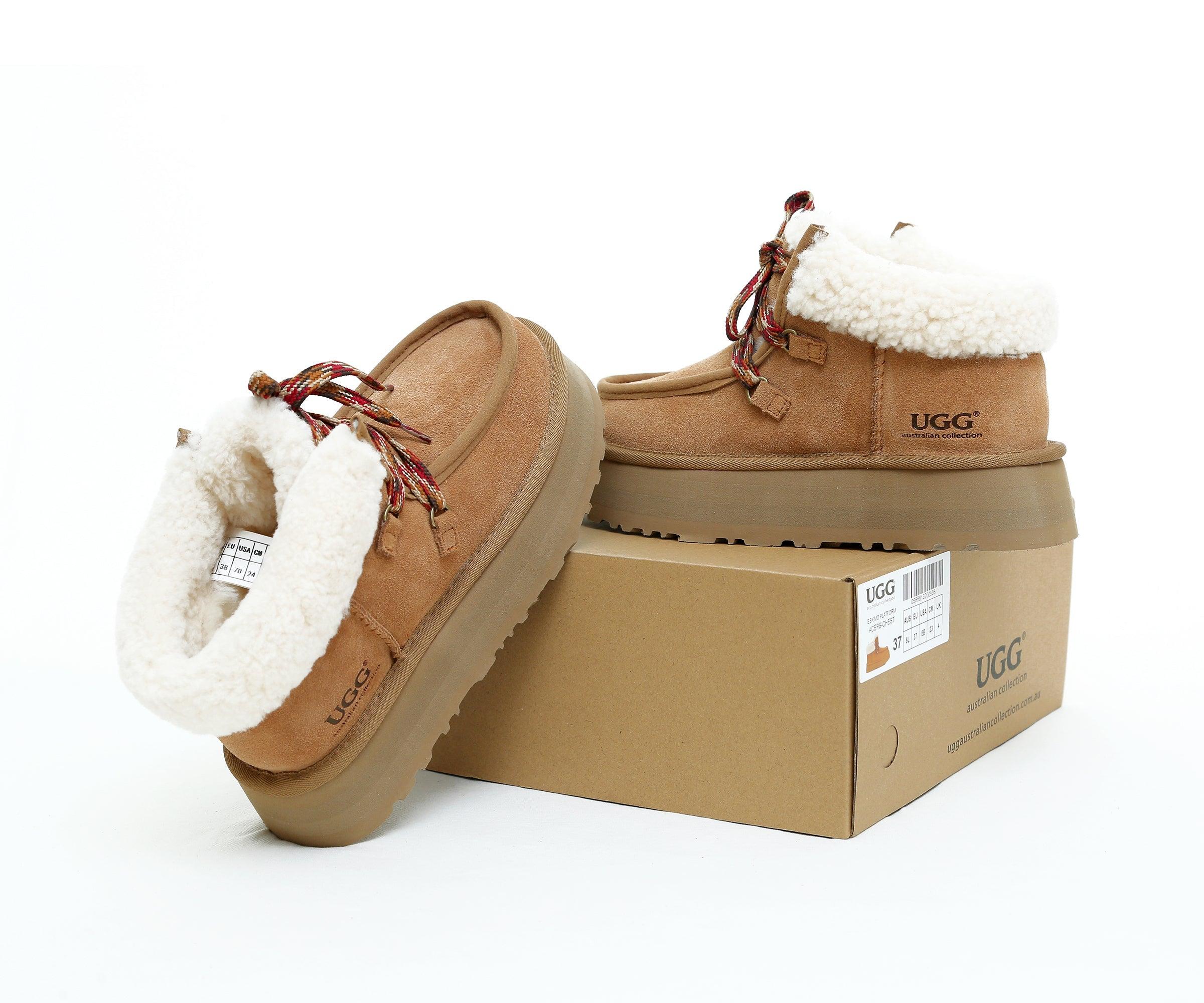 Eskimo Platform Cuff UGG Boots - Assuie UGG Wear