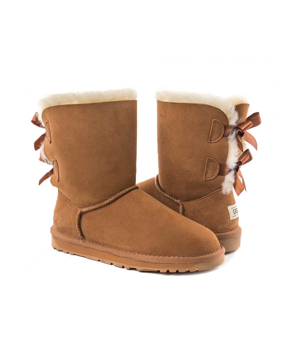 UGG Women's Short Ribbon Boots - Assuie UGG Wear