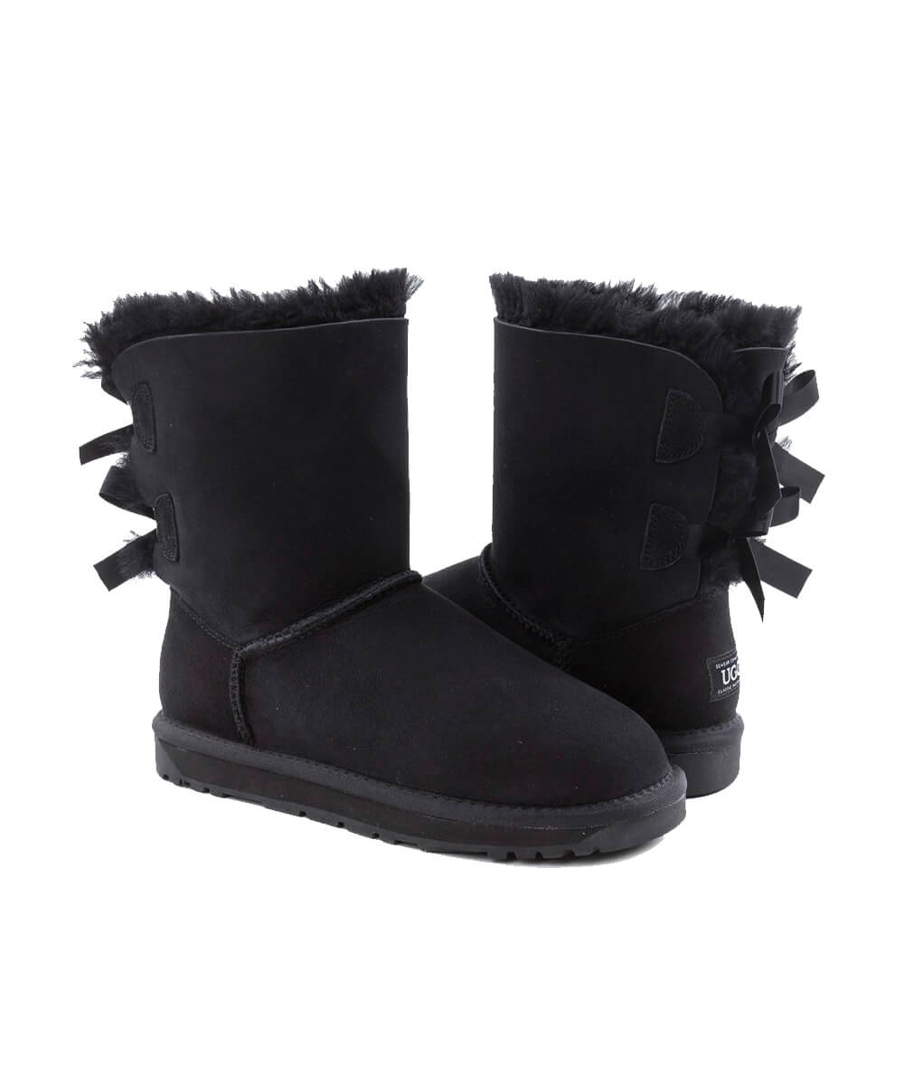 UGG Women's Short Ribbon Boots - Assuie UGG Wear