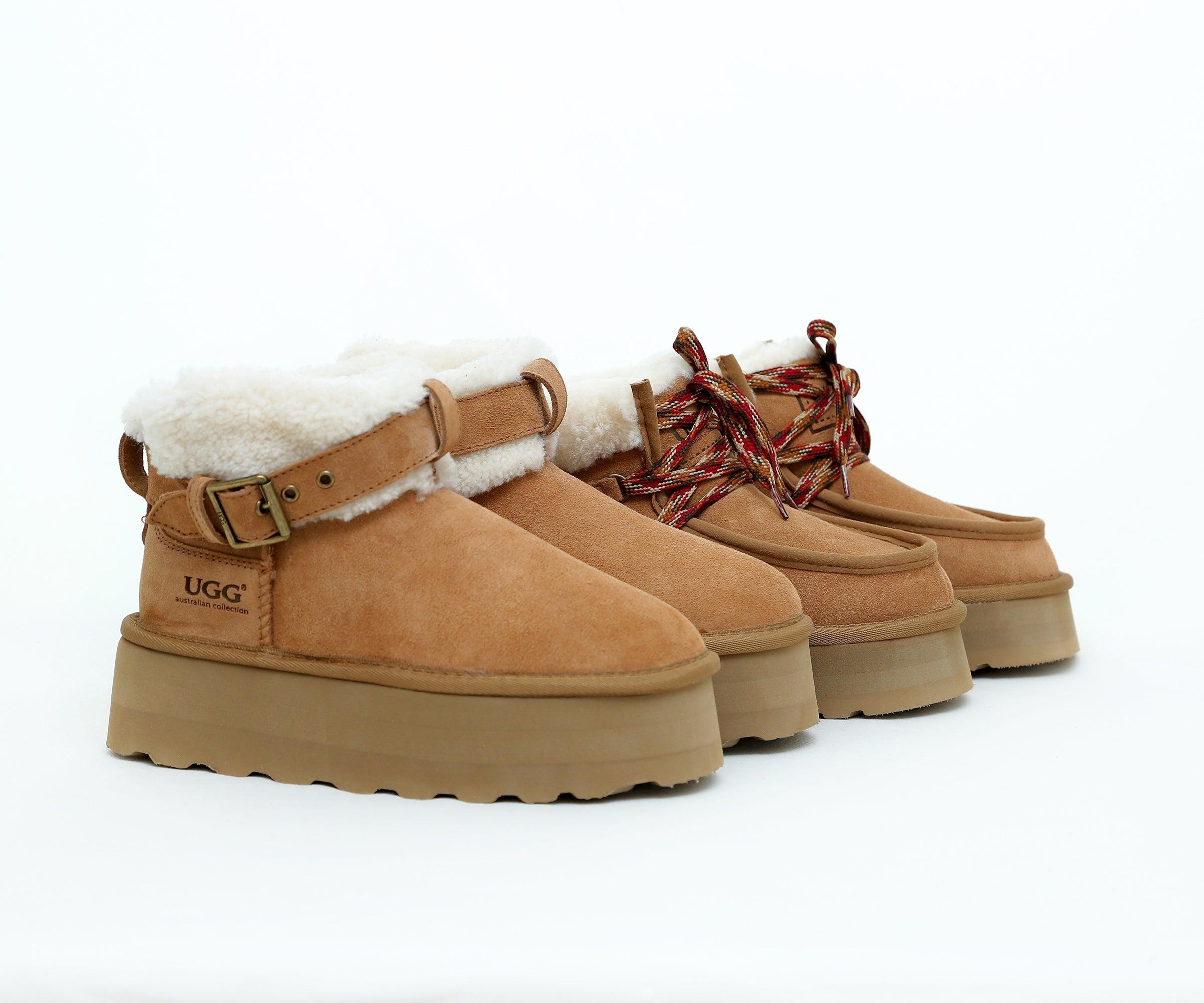 Eskimo Platform Cuff UGG Boots - Assuie UGG Wear