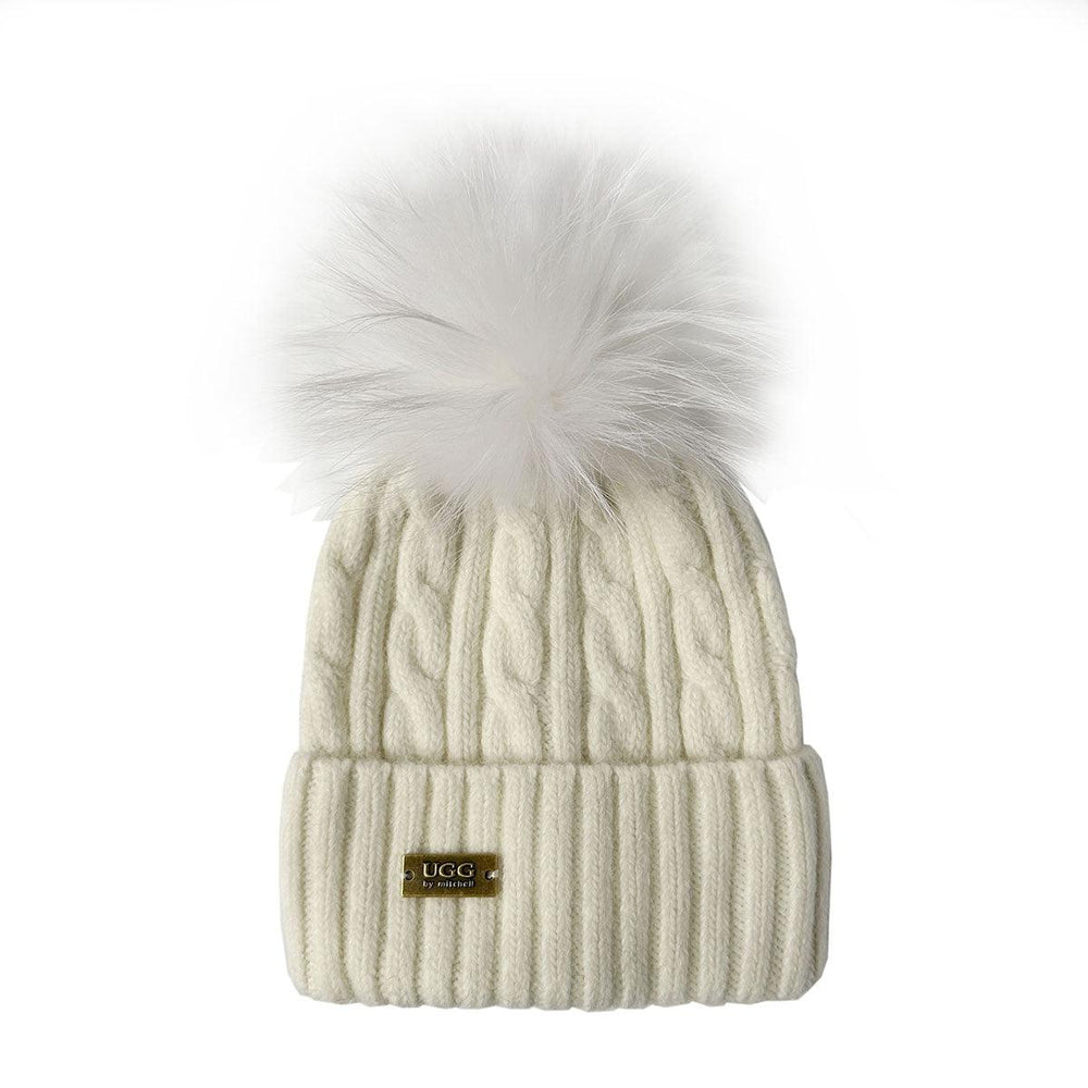 Mitchell-Y UGG Pom Pom Beanies 2P - Assuie UGG Wear