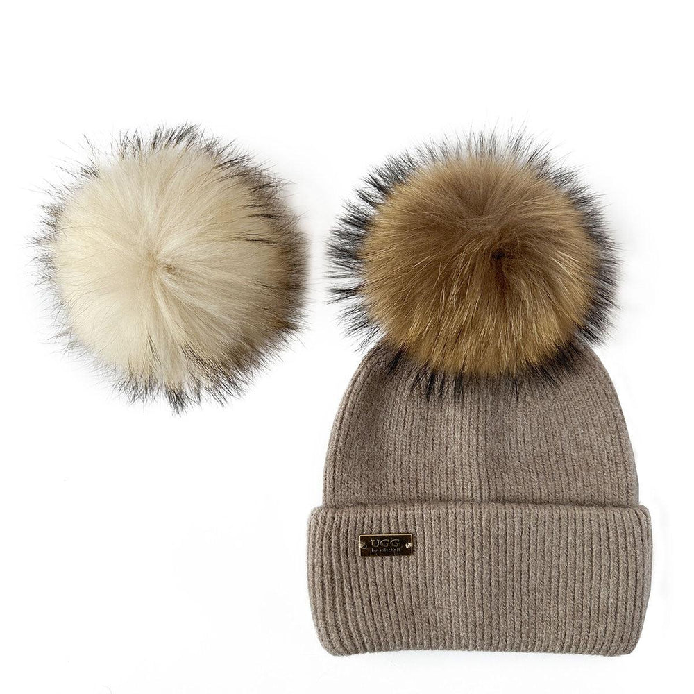 Mitchell-Y UGG Pom Pom Beanies 3P - Assuie UGG Wear