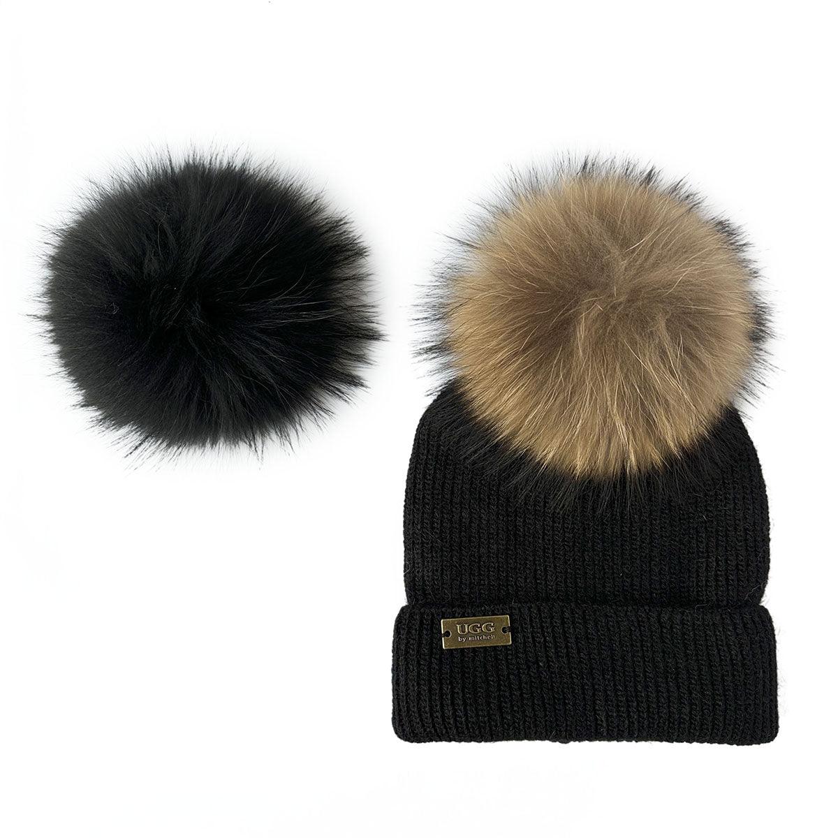 Mitchell-Y UGG Pom Pom Beanies 4P - Assuie UGG Wear