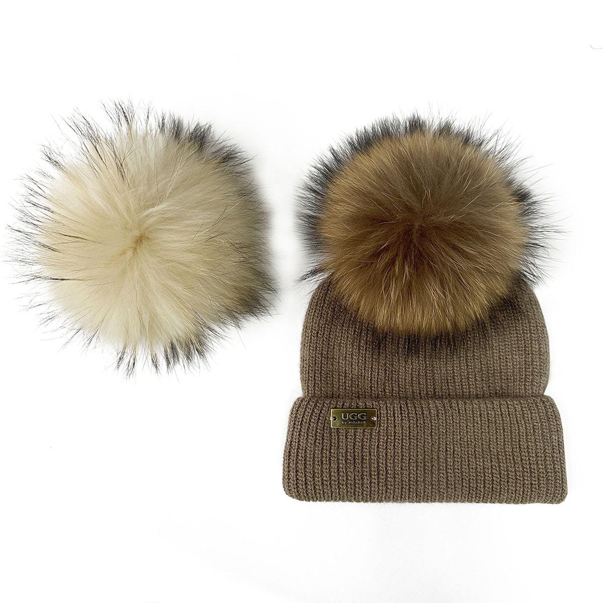 Mitchell-Y UGG Pom Pom Beanies 4P - Assuie UGG Wear