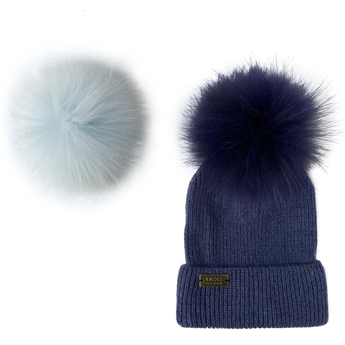 Mitchell-Y UGG Pom Pom Beanies 4P - Assuie UGG Wear