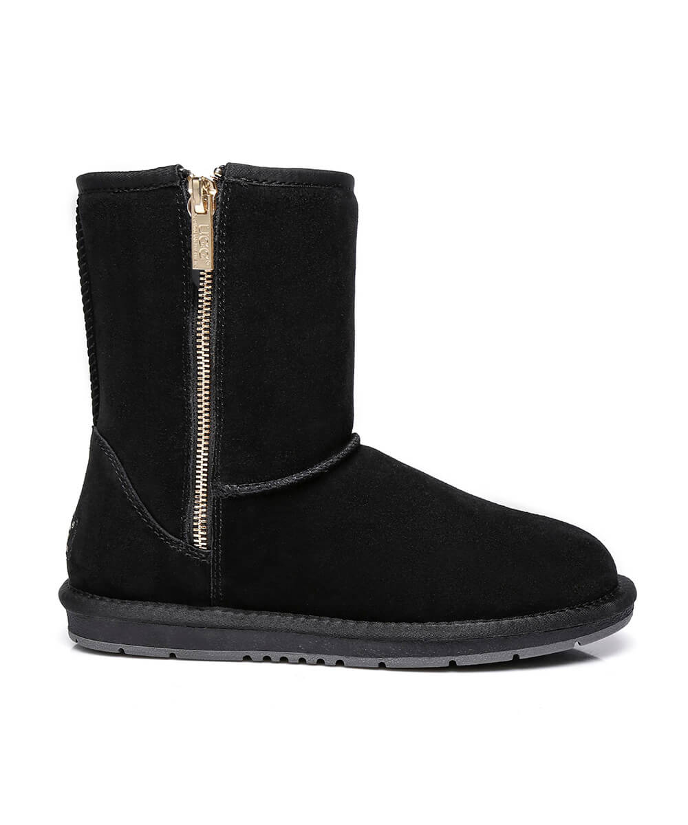 UGG Women's Classic Short Zip Boots - Assuie UGG Wear