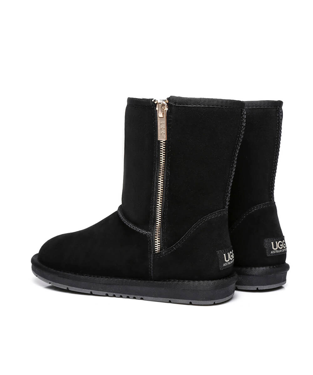 UGG Women's Classic Short Zip Boots - Assuie UGG Wear