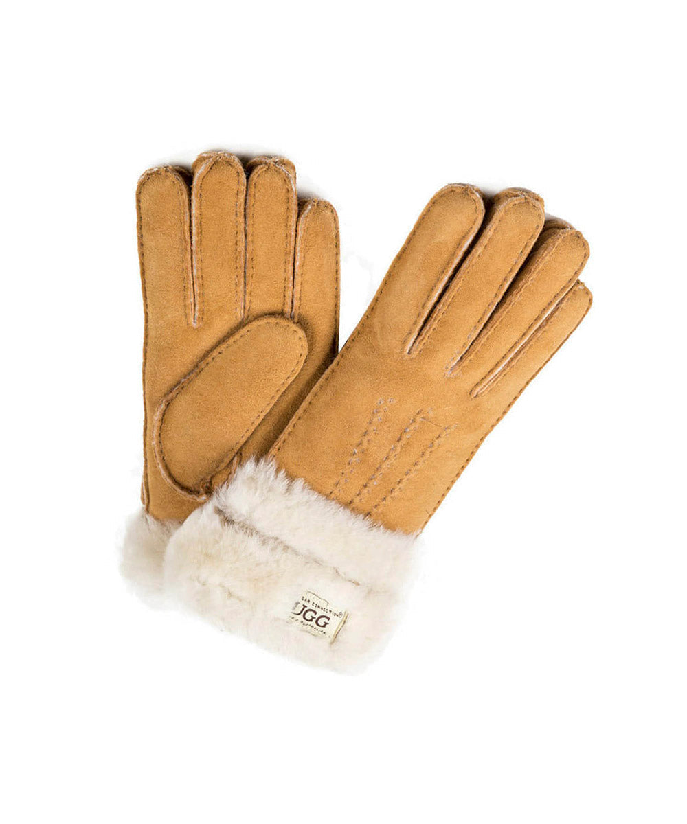 Double Cuff UGG Sheepskin Gloves - Assuie UGG Wear